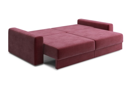 Диван тик-так Омега бордовый