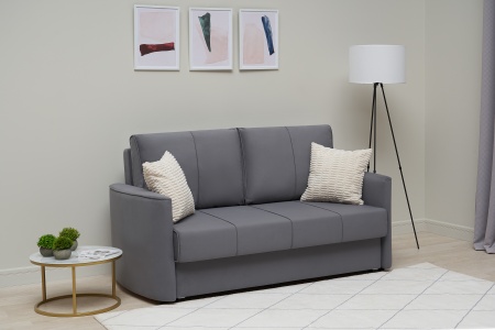 Диван еврокнижка Колибри темно-серый