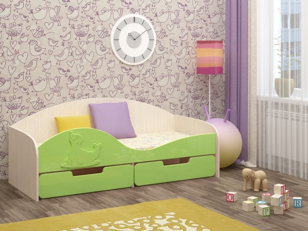 Детская Кровать Юнга-8 МДФ/Разные Цвета