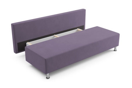 Диван еврокнижка Канна сиреневый
