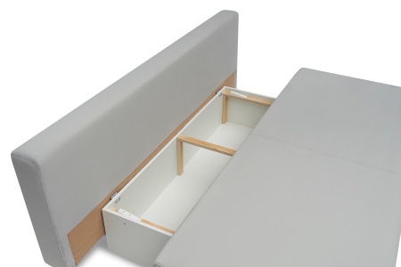 Диван еврокнижка Сити серый