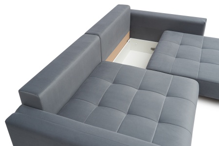 Диван тик-так Монарх темно-серый