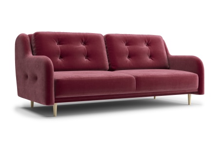 Диван книжка Глосс бордовый