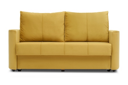 Диван еврокнижка Колибри горчичный