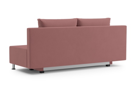 Диван еврокнижка Канна розовый