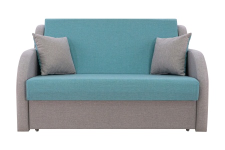 Диван аккордеон Ремикс 2 серо-голубой