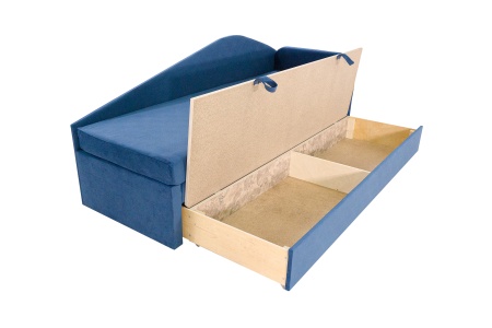 Диван еврософа Верди правый синий