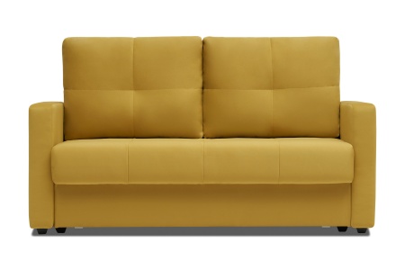 Диван шагающая еврокнижка Вита горчичный