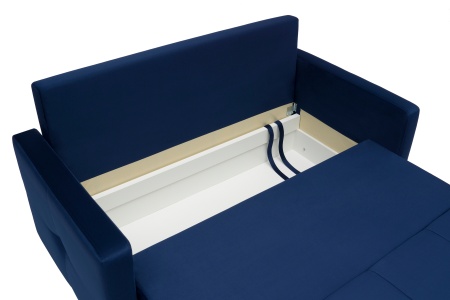 Диван шагающая еврокнижка Вита темно-синий