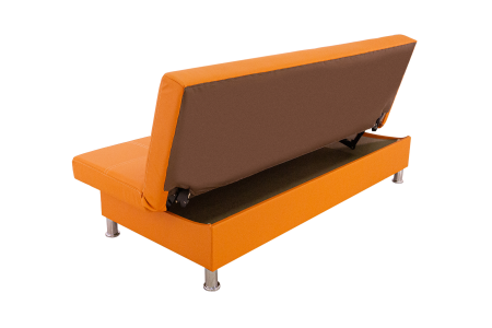 Диван клик-кляк Бомонд оранжевый