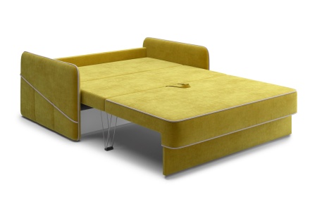 Диван еврокнижка Энерджи горчичный