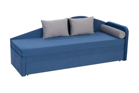 Диван еврософа Верди правый синий