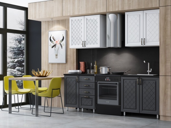 Кухонный Гарнитур Прайм МДФ 1600/2000 мм