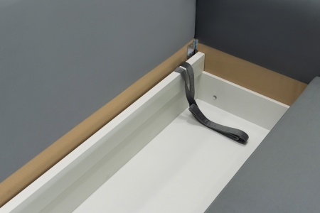 Диван еврокнижка Лира темно-серый