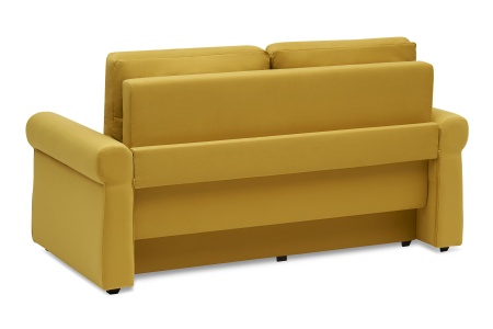 Диван еврокнижка Лира горчичный