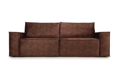 Диван еврокнижка Лофт коричневый