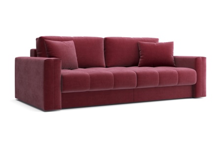 Диван тик-так Монарх бордовый
