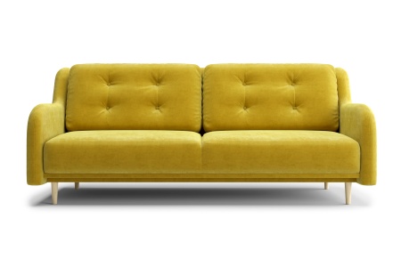 Диван книжка Глосс горчичный