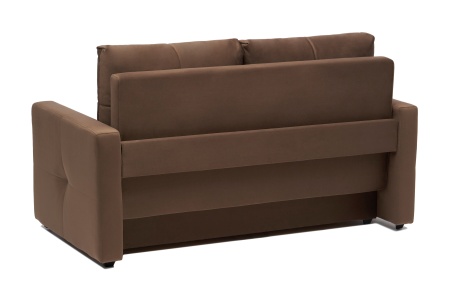 Диван шагающая еврокнижка Вита коричневый