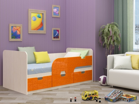 Детская Кровать Юнга-9 /Разные Цвета