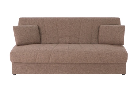 Диван книжка Ручеек рогожка коричневая