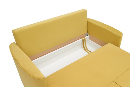 Диван еврокнижка Колибри горчичный