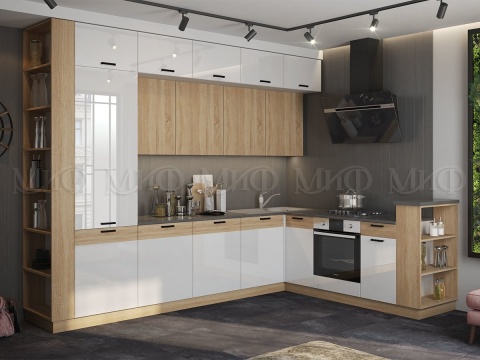 Кухонный Гарнитур Техас-5 МДФ 3200 Х 2250 мм/Разные Цвета