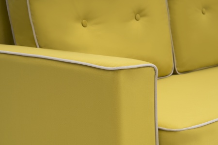 Диван еврокнижка Берген горчичный