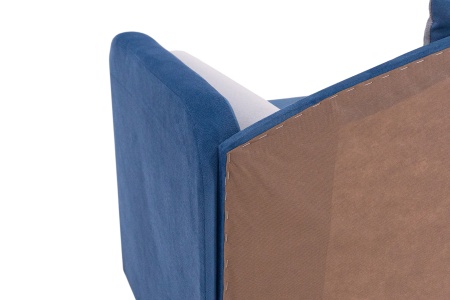 Диван еврософа Верди правый синий