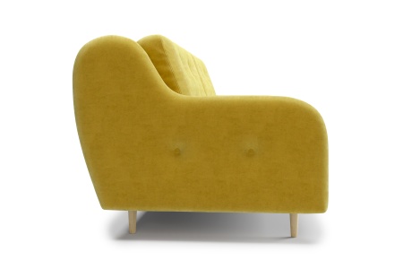 Диван книжка Глосс горчичный