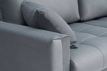 Диван тик-так Монарх темно-серый