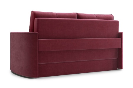 Диван еврокнижка Колибри бордовый