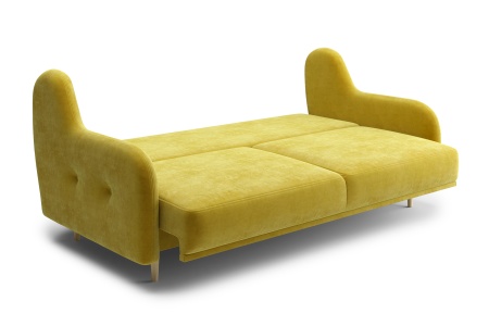 Диван книжка Глосс горчичный