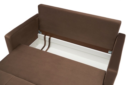 Диван шагающая еврокнижка Вита коричневый